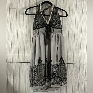 Club L Gray Dress V-Neck